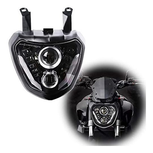 Ensamblaje Faro Led Para Yamaha Mt-07 Fz-07 2014-2017