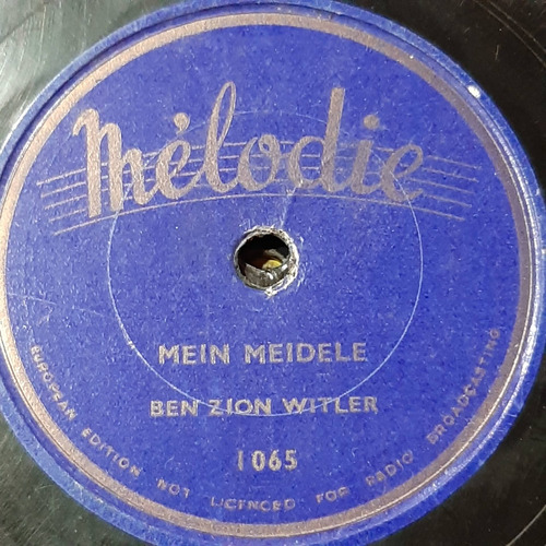 Pasta Ben Zion Witler Melodie C284