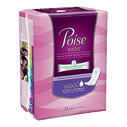 Kimberly-clark 33592 Poise Pad, Ultimate (paquete De 132)