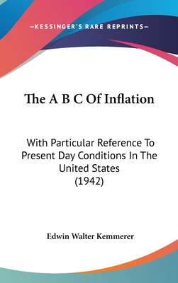 Libro The A B C Of Inflation: With Particular Reference T...