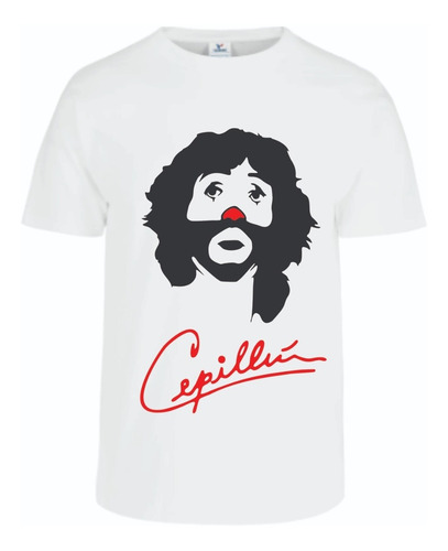 Cepillin Playera 100 % Algodón Hombre Color Blanco
