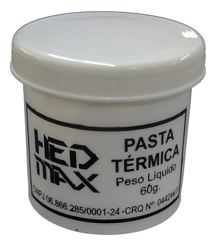 Pasta Termica Branca 60 Gramas Pote Hedmax