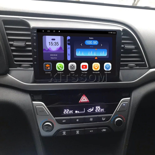 Multimídia Elantra 2017 2018 2019 2020 V2 Octa 4g