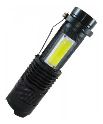 Mini Lámpara Táctica 1200 Lms Luz Led Cob Blanca Clip Dt56