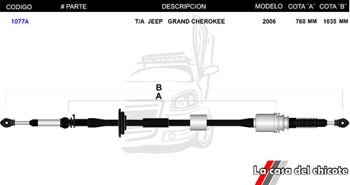 Chicote Selector De Velocidades T/a Jeep Grand Cherokee 2006