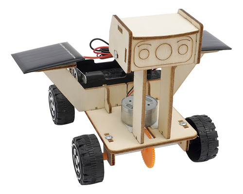 Robot Solar De Madera Para Armar Proyecto Ciencia Stem Diy