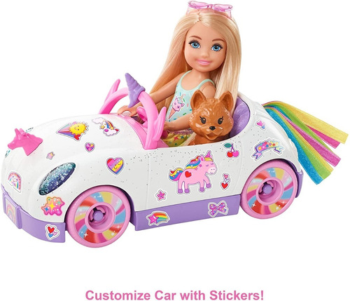  Barbie Chelsea Con Auto Y Mascota Mattel