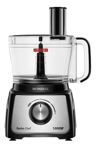 Multiprocesador Turbo Chef MPN-01-Be, 1000 W, color negro, 7 en 1, 110 V