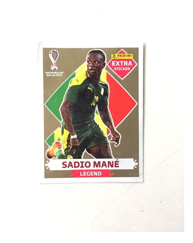 Extra Sticker Sadio Mané Legend Oro Original Panini