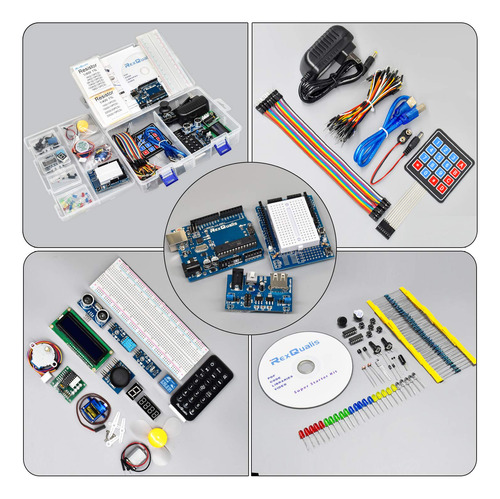 Kit De Inicio Super Rexqualis Basado En Arduino Uno R3 Con