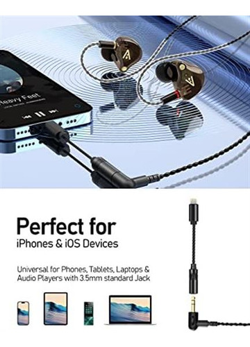 Audiovance Vibes 201l Audífonos Intrauditivos Con Cable, C