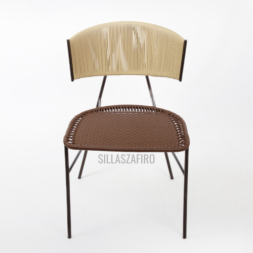 Sillas Comedor Tejida Artesanales Mimbre Fija Moderna Jardín
