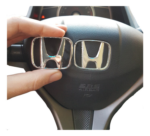 Honda Crv Emblema H Volante Logo Cromado 2006-2017   