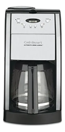 Cafetera Cuisinart Grind & Brew 12 Tazas Automatica Negra