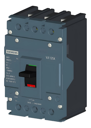 Disjuntor Caixa Moldada 100a Siemens