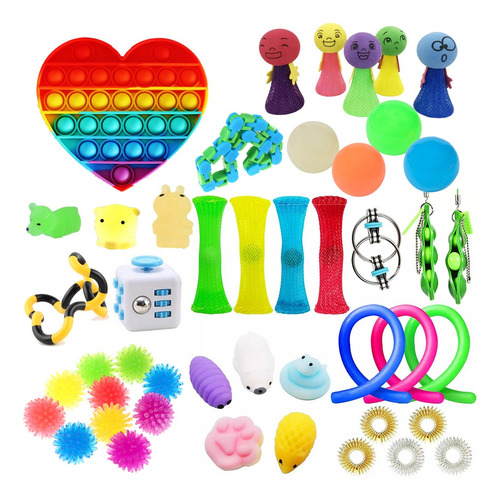 Antistress Popit Soft Squishy Anti Estrés Regalo 46 Unidades