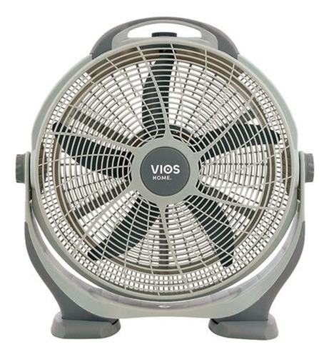 Ventilador De Piso Vios Home 3 Velocidades 100w 20 Pulgadas 1 Cm 127 V/60 Hz Gris Gris Plástico 5