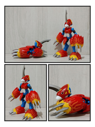 Digimon Flamedramon Digi Egg Bandai Completo , Original 2000