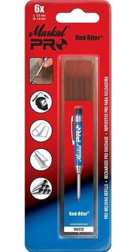 Minas Mina Repuesto Pack Markal Pro Red Riter Soldar