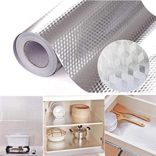 Papel Autoadhesivo Holografico Revestir Muebles Muros 2m