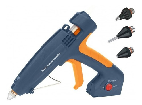 Pistola Encoladora Inalambrica 450w Y 1kg De Barra Silicona