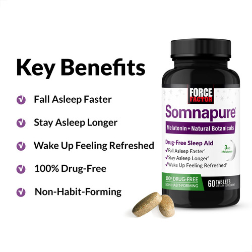 Peak Life Somnapure Pm With Natural Relief From Minor Pain,