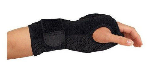 Mueller Nocturna De La Ayuda De Muñeca Brace, Negro, De Un T