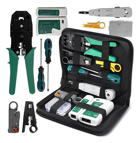 Kit Ferramentas Rede Informática Testador Lan Crimpar Rj45