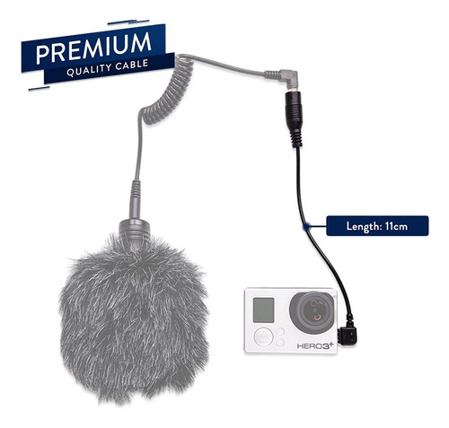 Cable Adaptador Micrófono Mini Usb Para Gopro Hero4 / 3/3 +