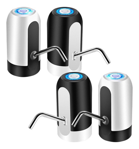 4pz Dispensador Agua Electrico Bomba Garrafon Usb Recargable