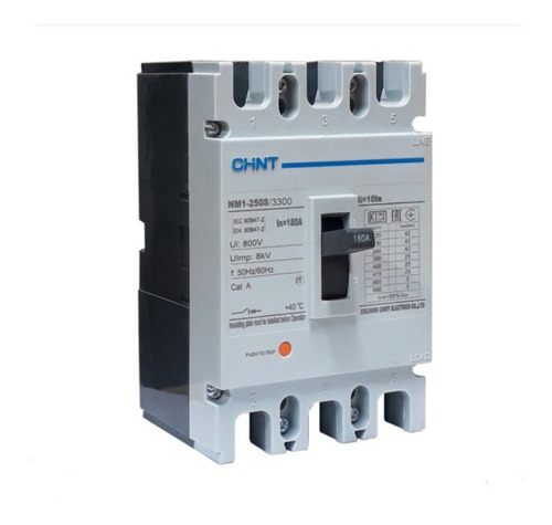 Breaker Caja Moldeada 3p 180a, 380/400/415/690v Chint