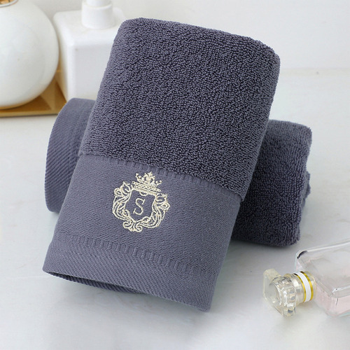 Toalla N, Gruesa, Suave, Absorbente, De Color Liso, Para Uso