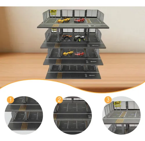 Vitrina Acrílica Para Coches 1/64 – Exhibidor De 8 Niveles Con Tapa Hermética, Ideal Para Coleccionables, Figuras Y Joyas