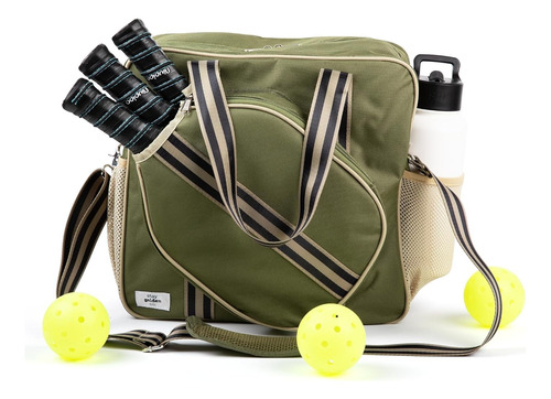 Mochila Stay Golden Para Paletas Y Accesorios De Pickleball 