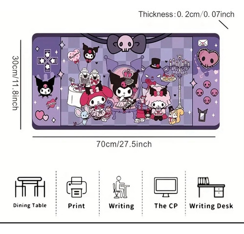 Tapete Para Escritorio Computadora Mouse Kuromi Melody A