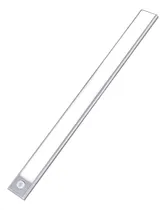 Comprar Barra Lampara Luz Led Recargable Sensor De Movimiento 40cm Plateado Una Ganga Tienda® 240825