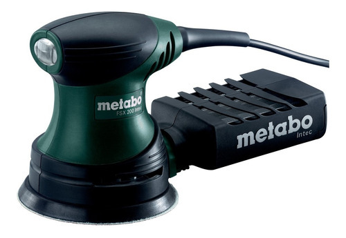 Lijadora Roto Orbital 11000 Rpm 240w Metabo Fsx 200 Intec Color Verde/negro