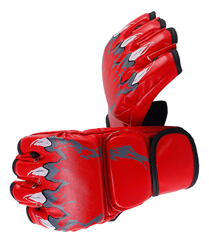 Guantes De Boxeo De Medio Dedo Para Hombre, Ajustables, Para