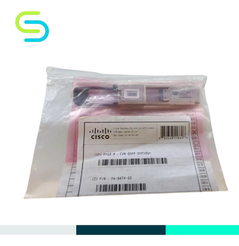 Cisco Modulo Cvr-qsfp-qsfp10g Nuevo En Bolsa