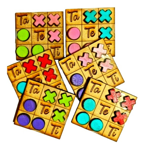 45 Juegos Ta Te Ti 10cm X 10cm