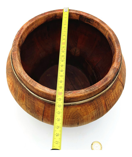 Frasco Vasija Madera Aceitunero Pickles Siglo 19 - Almacen Beige (Usado)