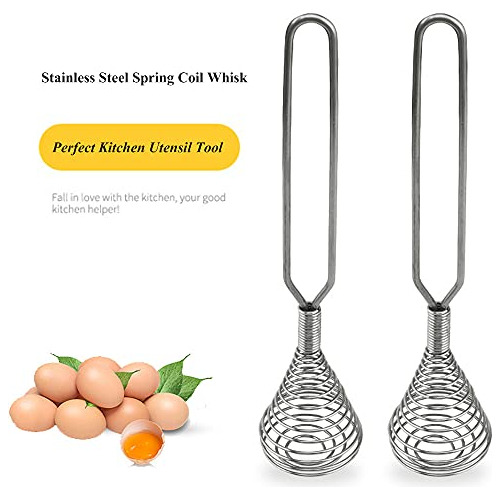 Batidor De Acero Inoxidable Para Mezclar De Color Plateado Silver