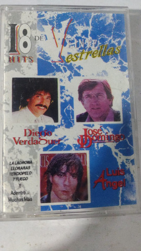 Cassette 18 Hits 20 Estrellas Verdager Luis Angel J Domingo (Usado)