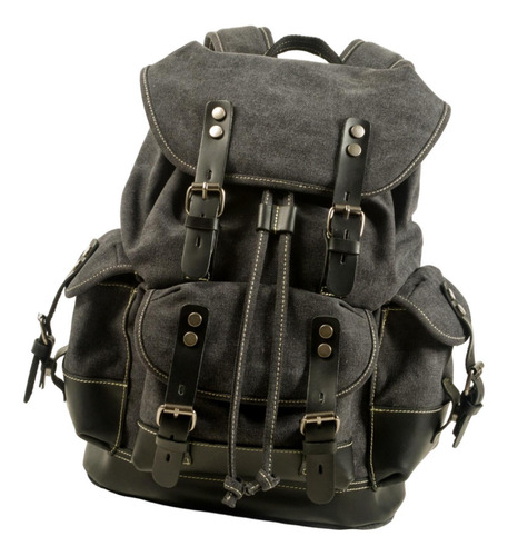 Mochila De Lona, Mochila De Viaje, Mochila Informal Ligera Y