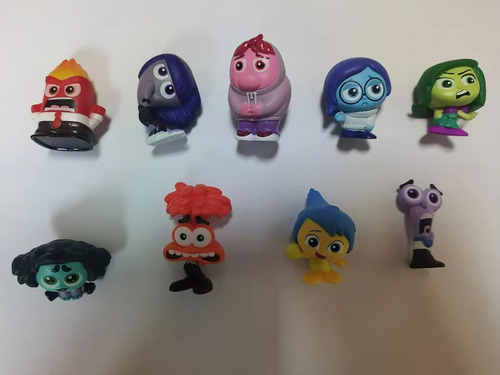 9 Figuras De Acción Inside Out De Juguete, Modelo De Películ