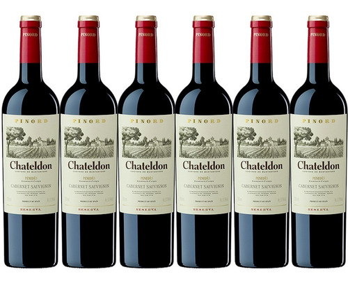 Vino Tinto Chateldon Cabernet Sauvignon Reserv Pinord 6 Pz F