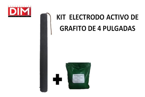 Electrodo Activo De Grafito Para Puesta Tierra Y Pararrayos