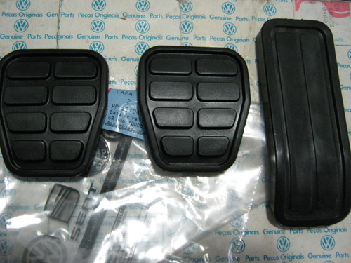 Imagem 2 de 3 de Kit 3 Capas Pedal Passat Pointer Gol Gt Gts Gti Santana