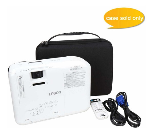 Aproca - Funda Rígida De Viaje Para Proyector Epson Vs250
