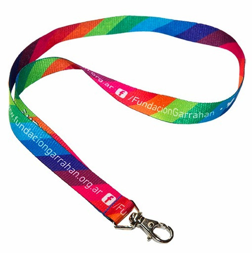 Cintas Lanyards Llavero Full Print Zamak Gatillo Pack 200